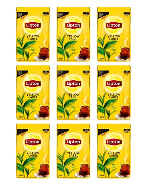 Lipton Yellow Label Siyah Çay 1000 GR X 9 Adet