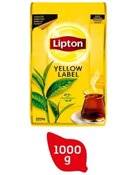 Lipton Yellow Label Siyah Çay 1000 GR 