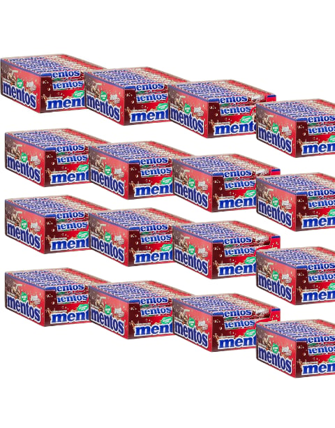 Mentos Stick Kola Aromalı Çiğnenen Draje Şekerleme 37,5 GR X 20 Adet X 16 Adet