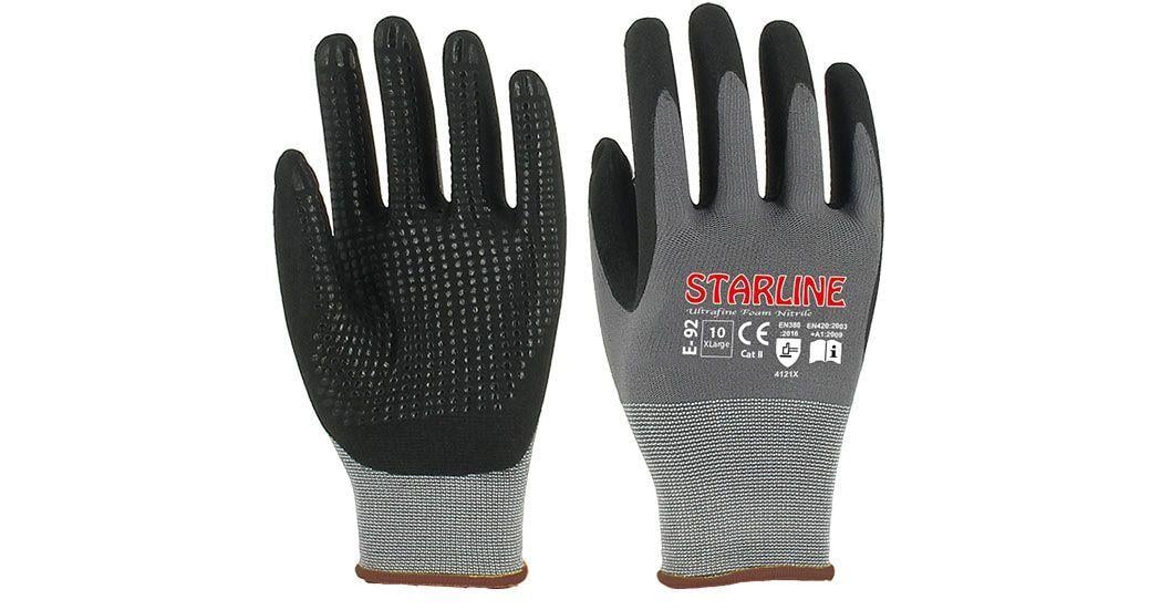 STARLİNE E-92 NOKTALI KÖPÜK NİTRİL ELDİVEN
