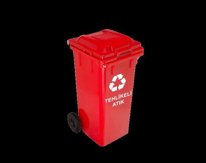 TEHLİKELİ ATIK KUTUSU 120 LİTRE ÇÖP KONTEYNIRI