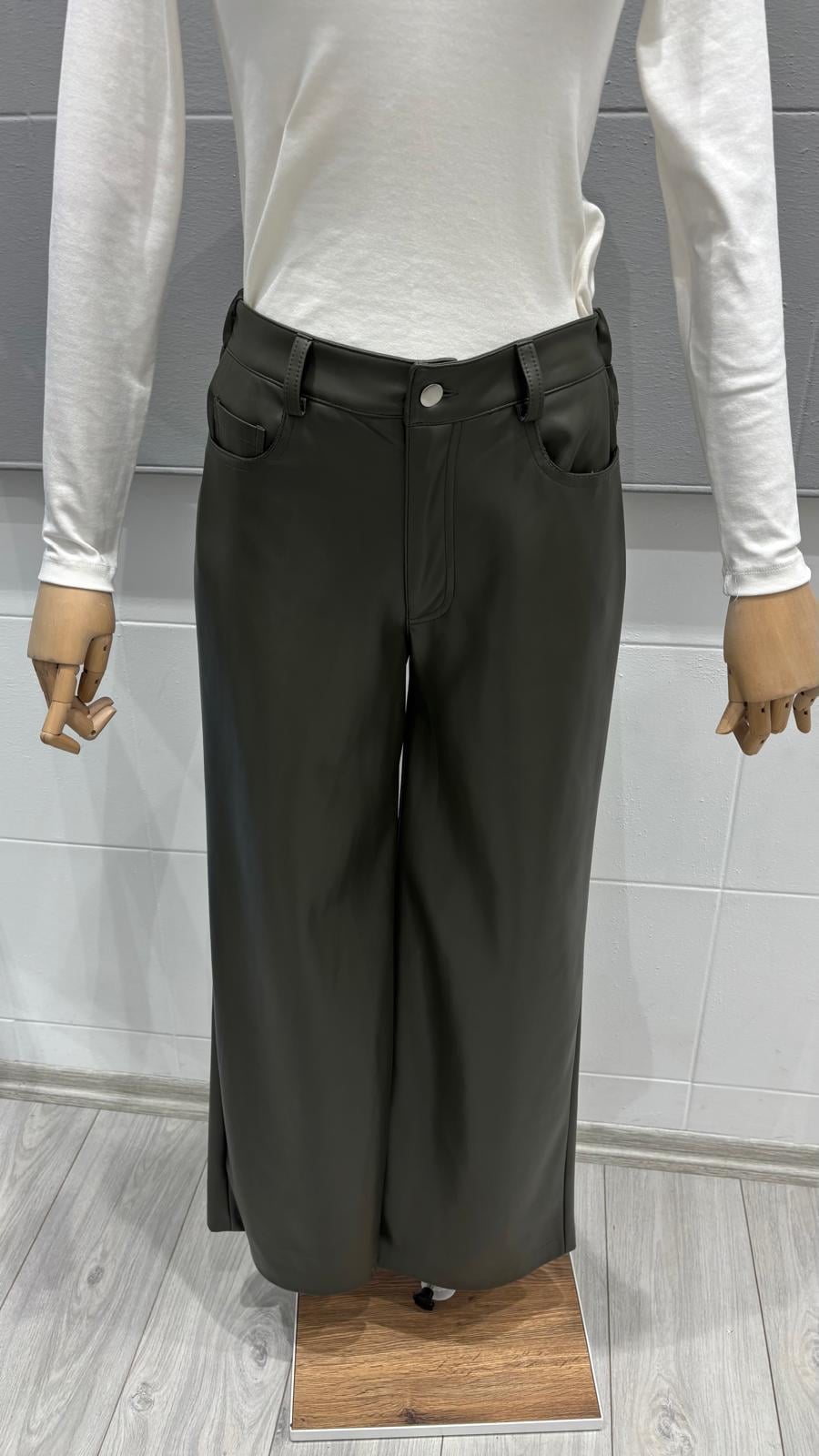 FUSHYA 51268 DERİ PANTOLON