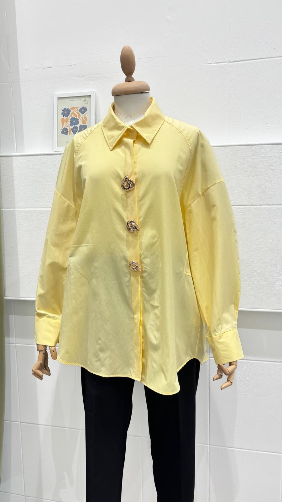 JOY İN JOY 265113 GOLD DÜĞMELİ GÖMLEK