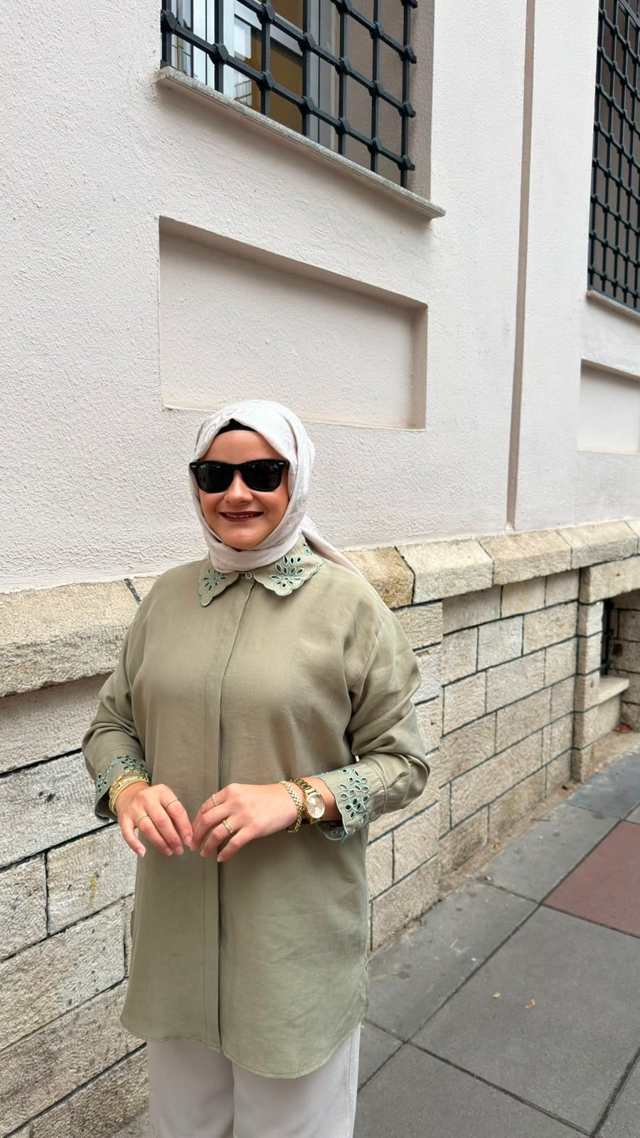 KİSRA 2003 KOL VE YAKA FİSTOLU GÖMLEK