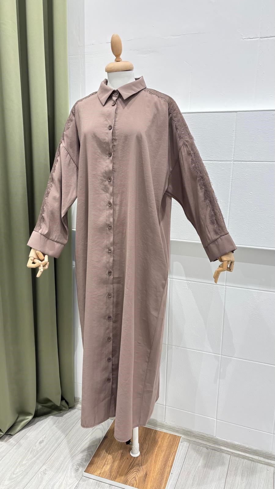 PUANE 12682 DANTELLİ ELBİSE