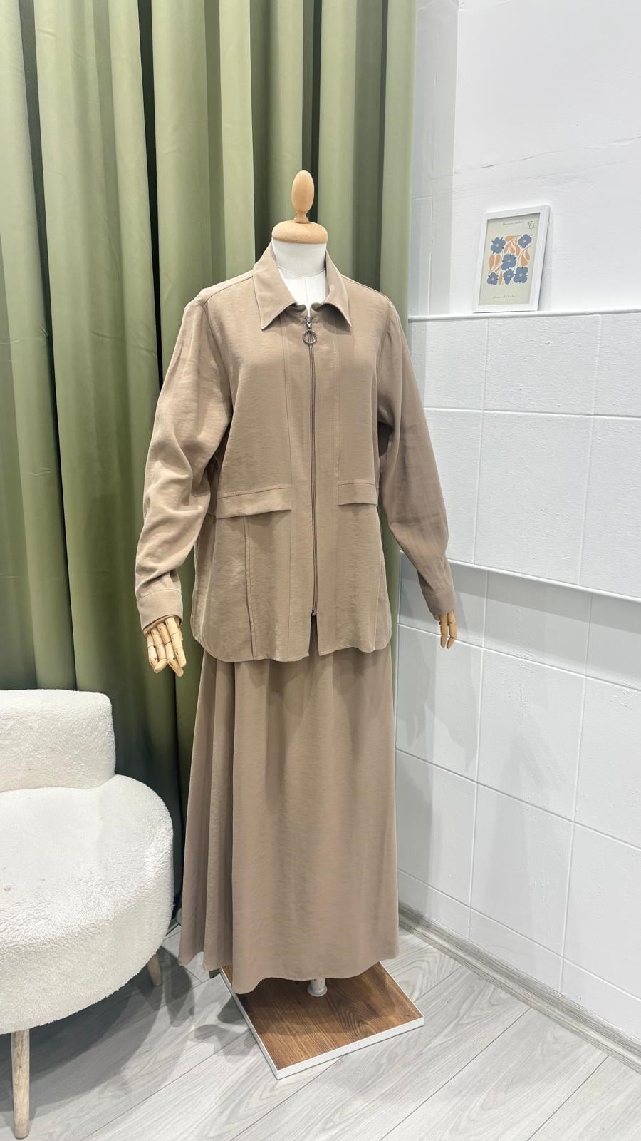 ŞURA 6091 TENCEL ETEKLİ TAKIM