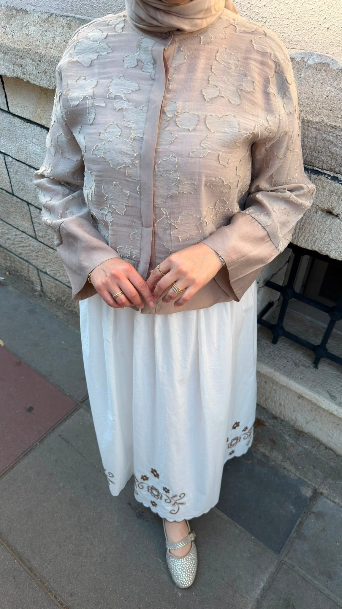 VİENELLA 26289 NAKIŞLI ETEK