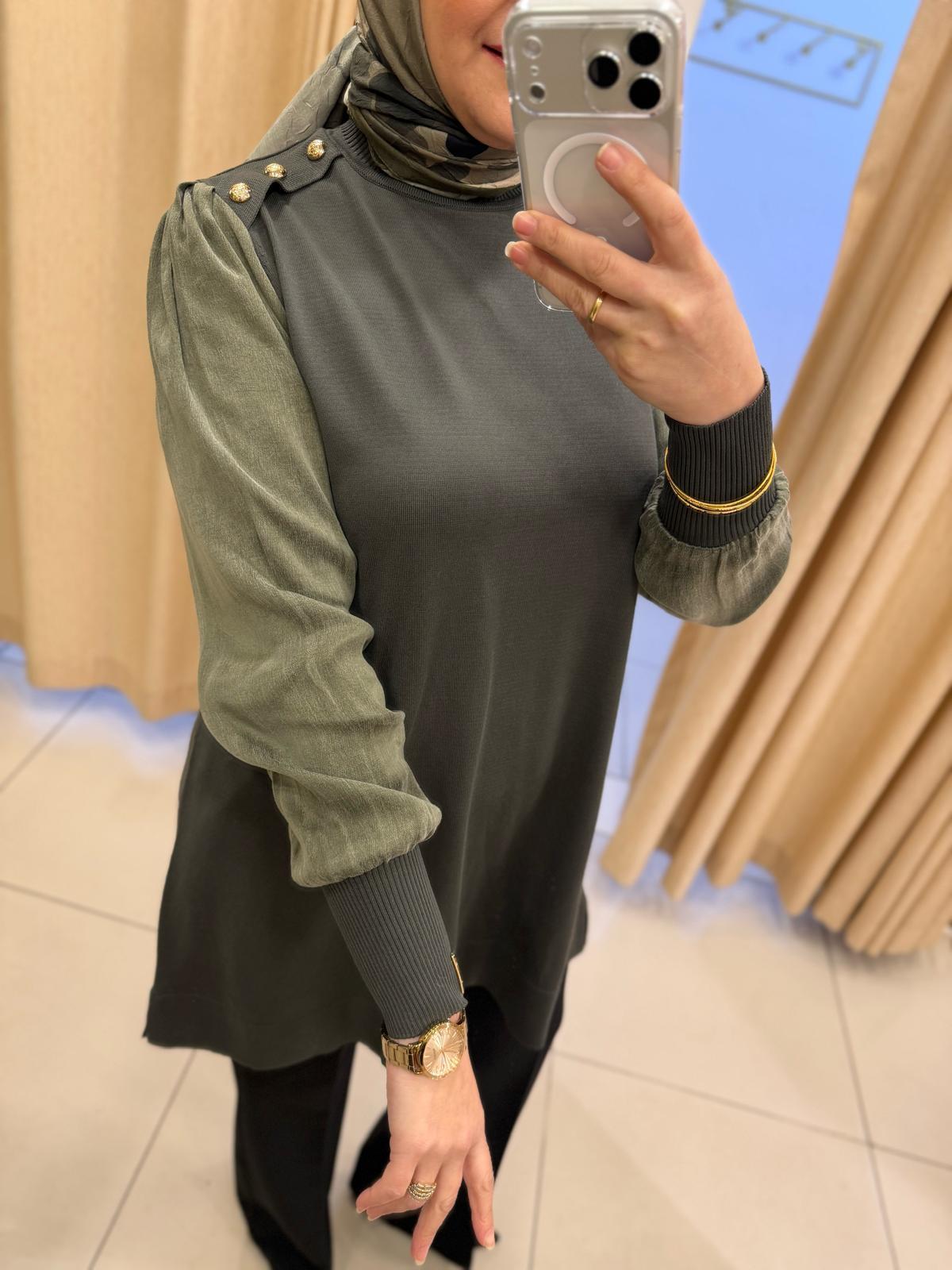 VİVA LOLİTA 289 KOL KUPRA TUNİK