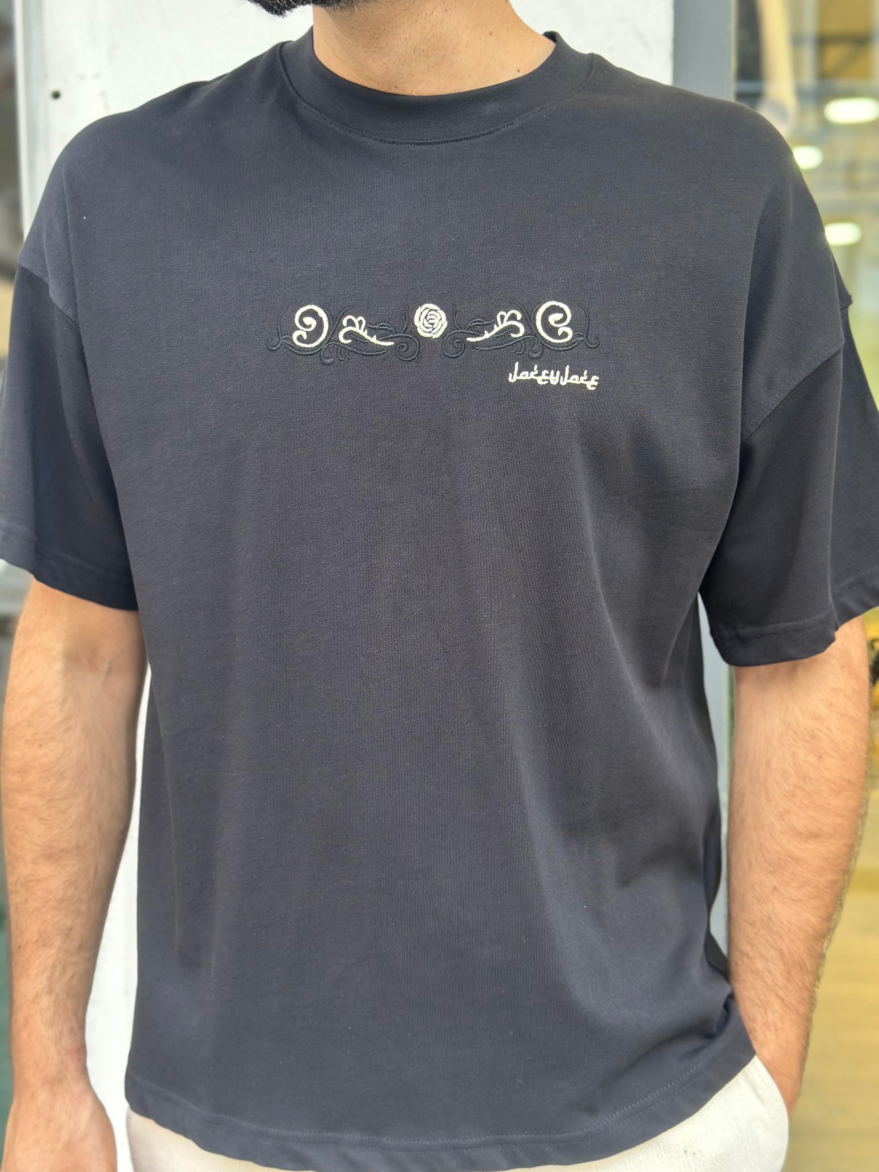 Oversize baskılı t-shirt
