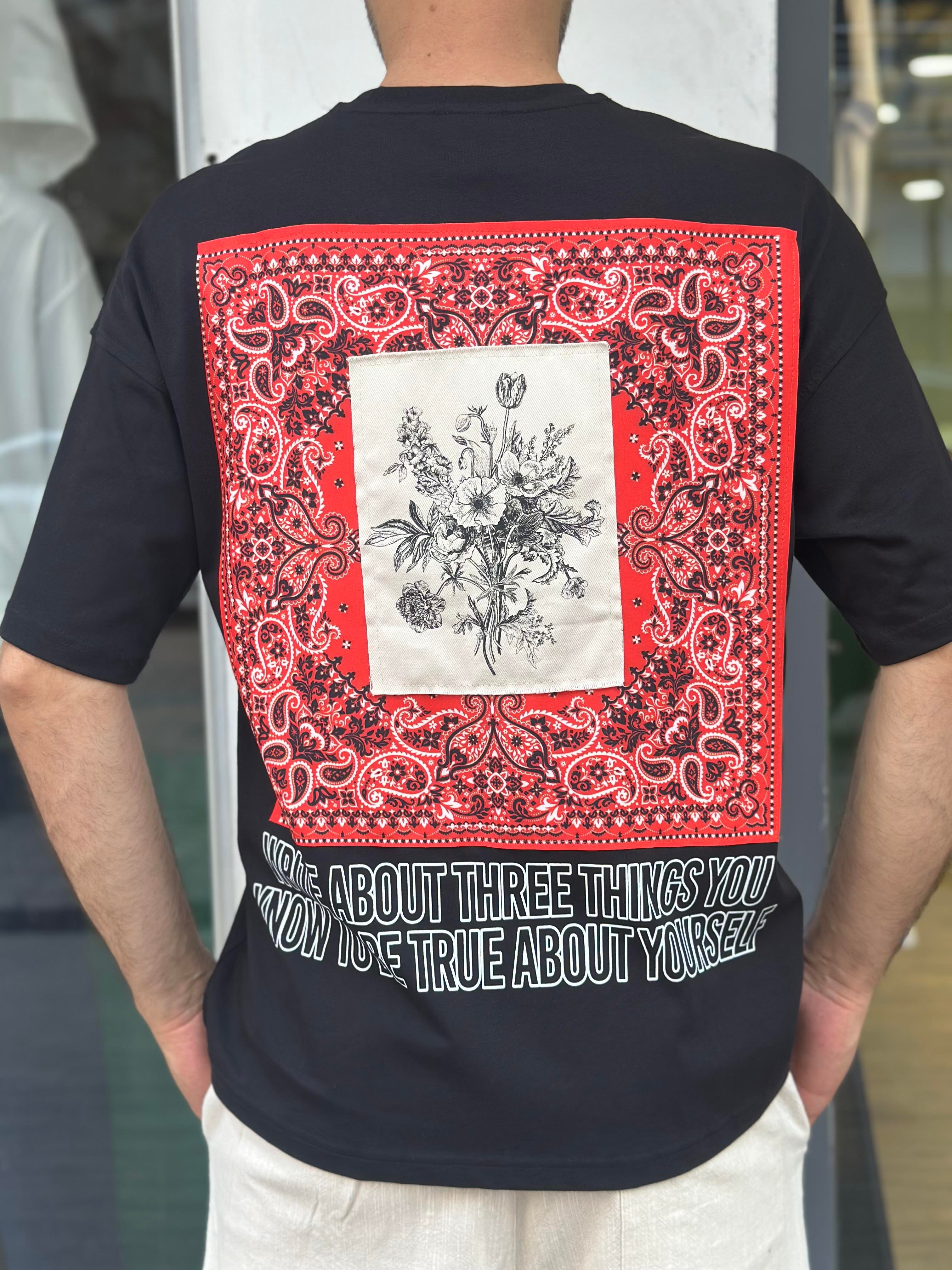 Oversize baskılı t-shirt