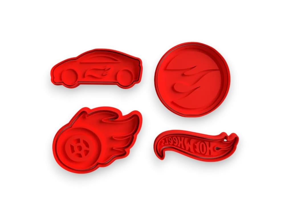 Hotwheels Cookie Cutter set
