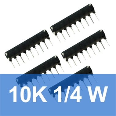 10K Sıra Direnç 8+1 (5 Adet)