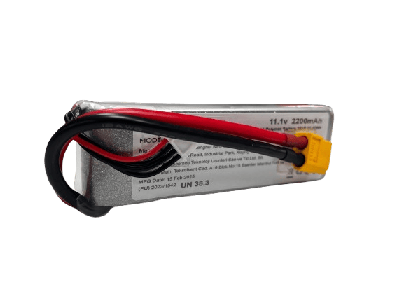 11,1V Li-po Pil 2200mAh 30C 3s Lityum Polymer Batarya