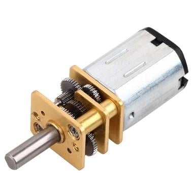 12V 2000rpm Yüksek Güçlü Redüktörlü Mikro Metal Motor
