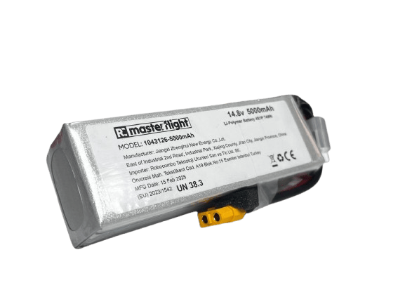 14.4V Li-po Pil - 5000mah 40C 4s Lityum Polymer Batarya