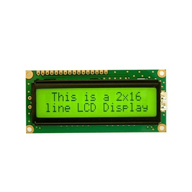 16x2 Karakter LCD Ekran Pinli - Yeşil