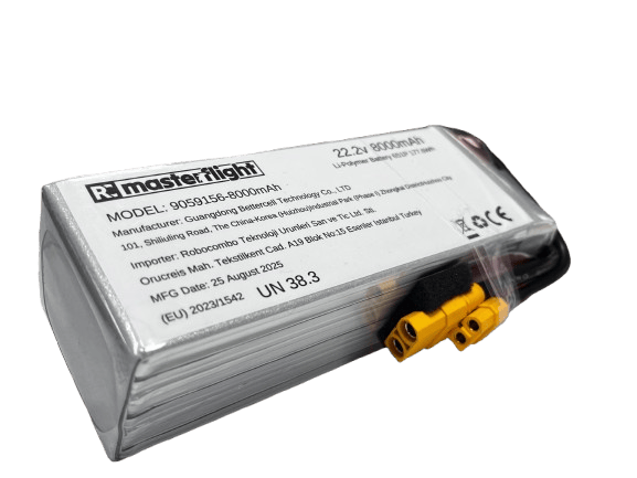 22.2V Li-po Pil - 8000mah 100C 6s Lityum Polymer Batarya