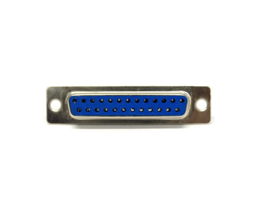 25 Pin Dişi D-Sub Konnektör Lehim Tip