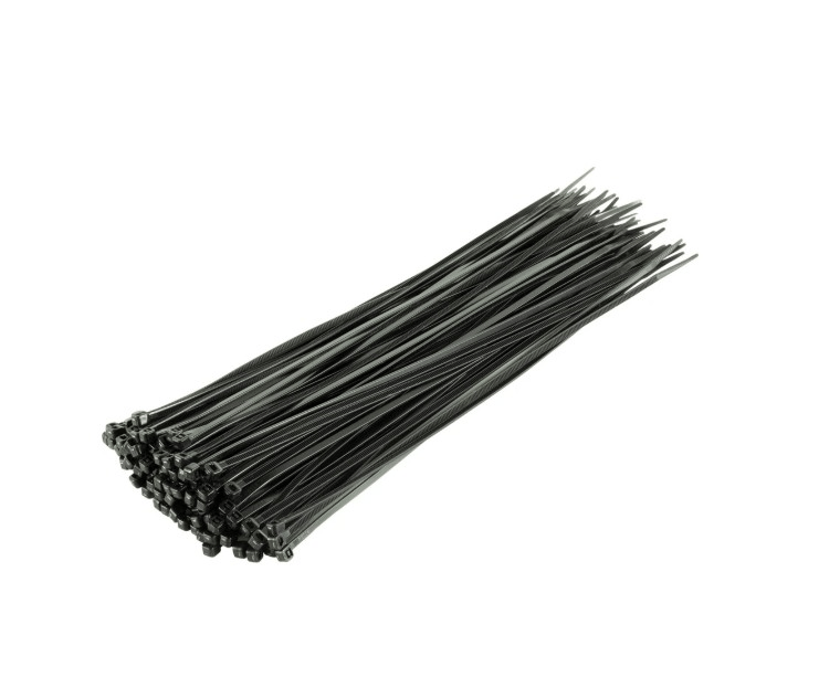 3.6x140mm Kablo Bağı Cırt Kelepçe Siyah 100 Adet