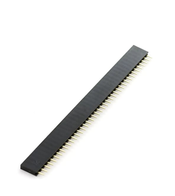 40 Pin Altın Kaplı Dişi Pin Header180 Derece 
