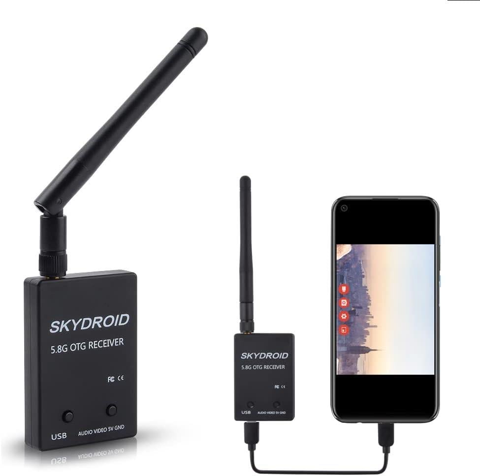 5.8G 150 Kanal Alıcı - 720*480 Android Uyumlu FPV