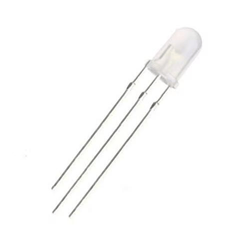 5mm Şeffaf RGB LED Katot 3 Pin