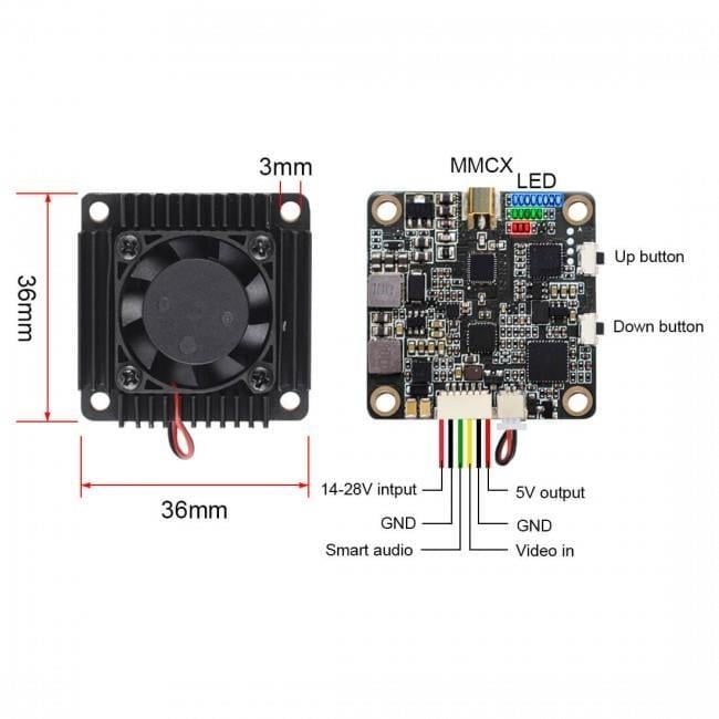 AKK Ultra Long Range 4.9Ghz 3W VTX