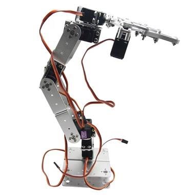 Alüminyum Robot Kol Seti 6 DOF Eklem