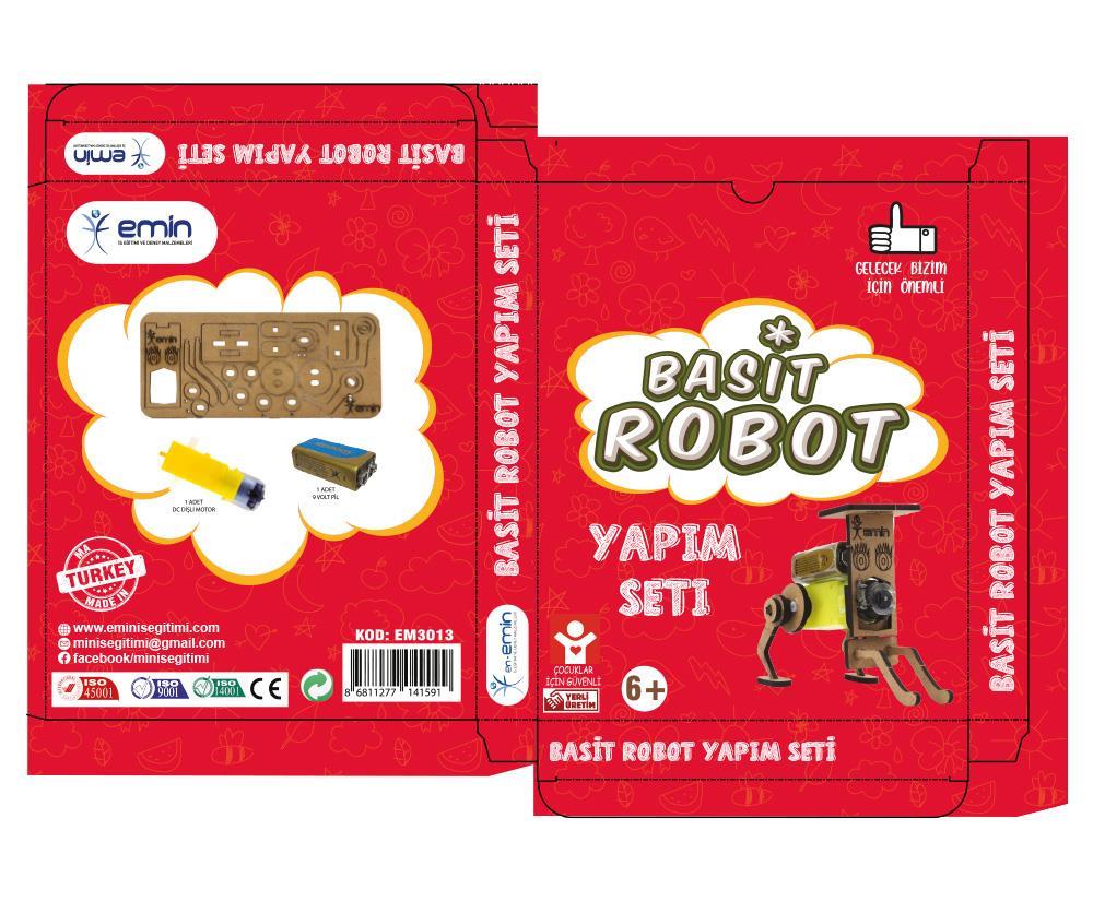 Basit Robot Yapım Seti Eğitici Oyuncak - Stem