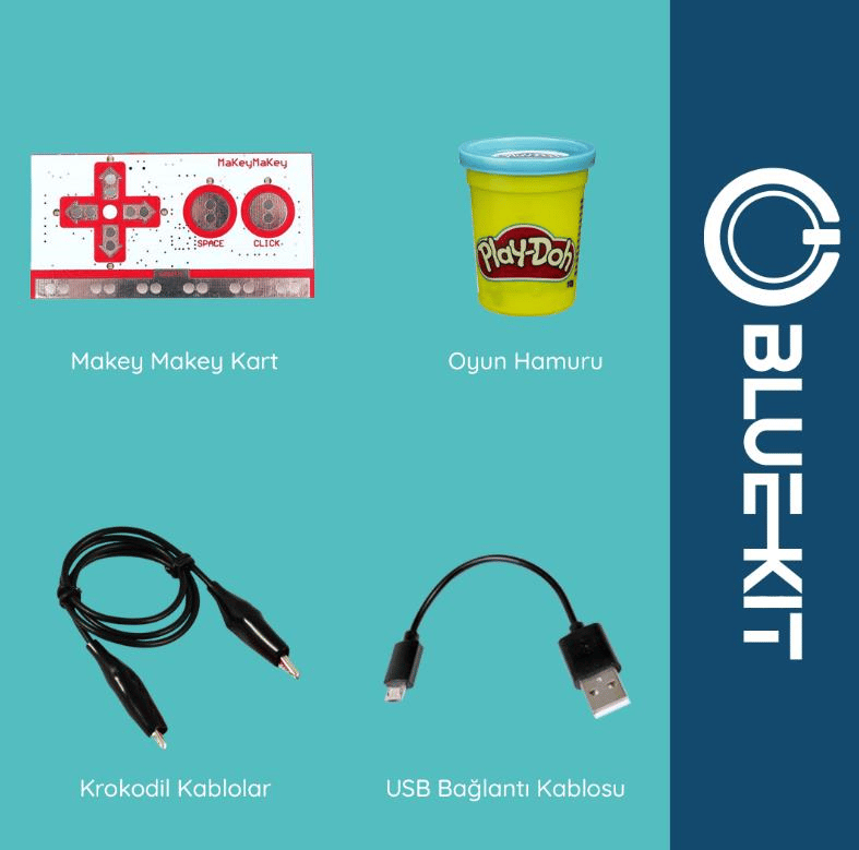 Blue-Kit Makey Makey Proje Uygulama Kiti