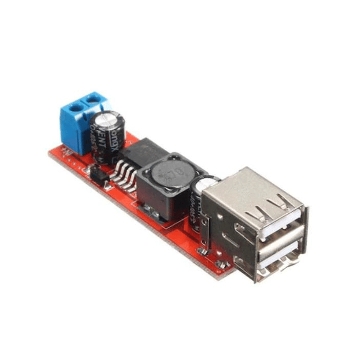 Çift USB Çıkışlı 9V36V - 5V3A Voltaj Regülatörü