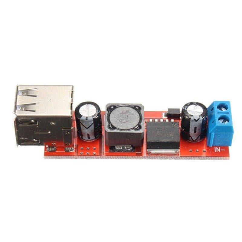 Çift USB Çıkışlı 9V36V - 5V3A Voltaj Regülatörü