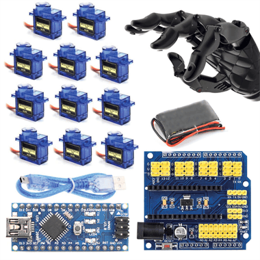 Combo Biyonik Robot El - Full Kit