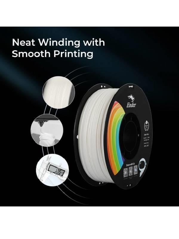 Creality Ender PLA+ Filament Beyaz 1.75mm 1kg
