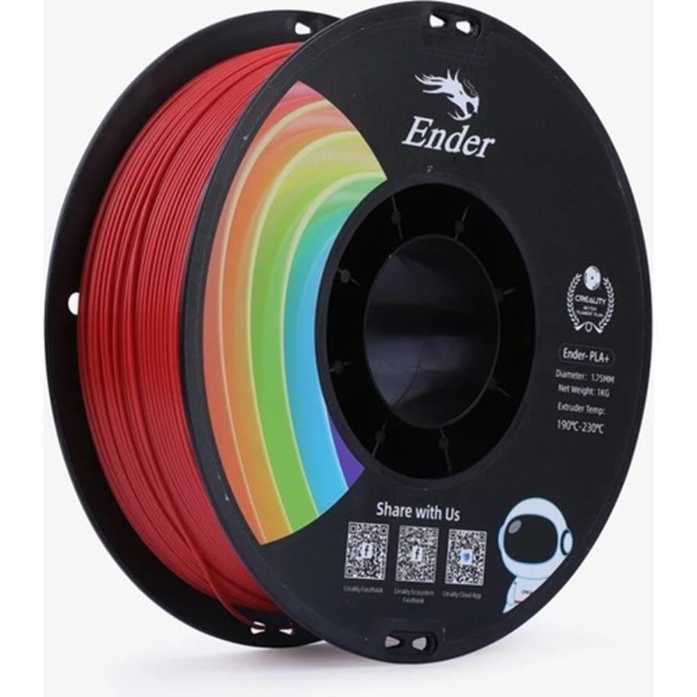 Creality Ender PLA+ Filament Kırmızı 1.75mm 1kg