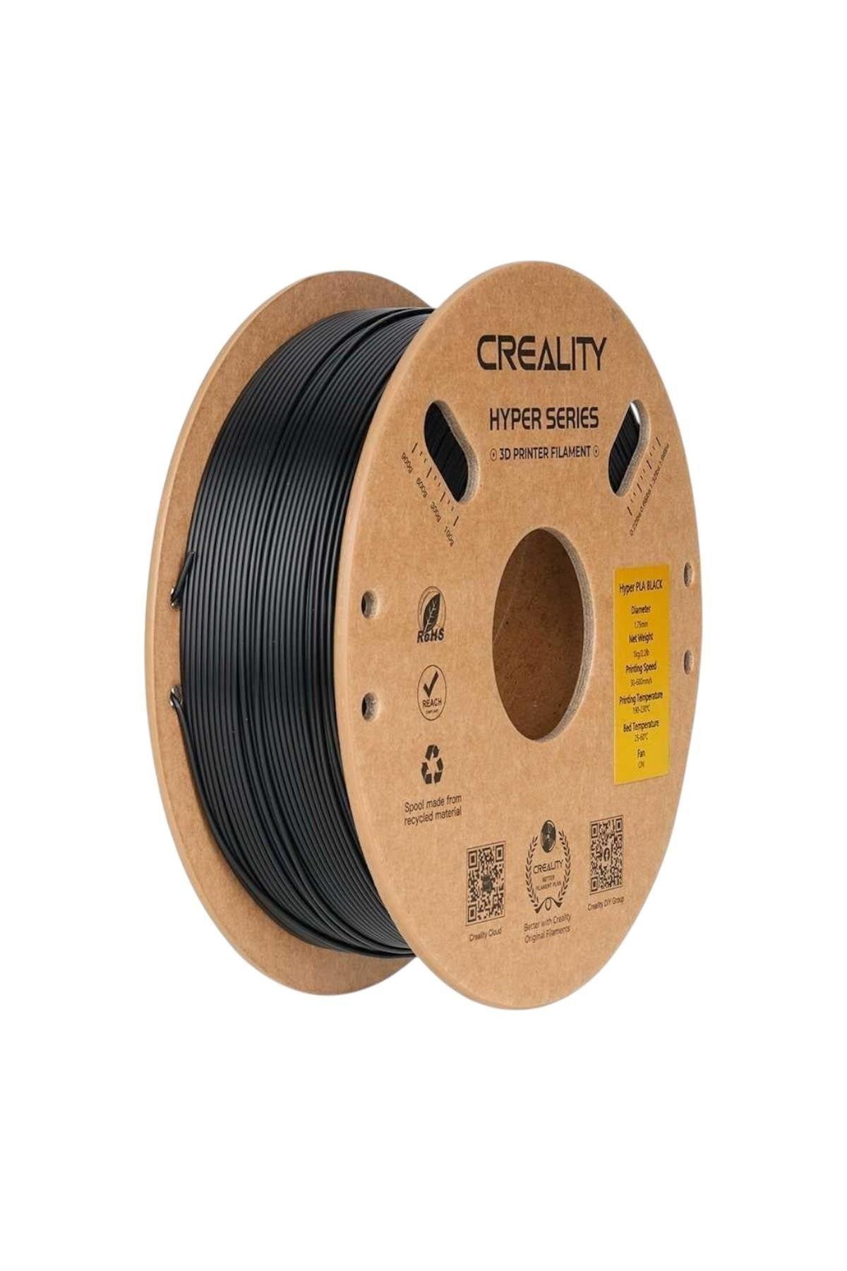 Creality Hyper PLA Filament - Siyah - 1.75mm 1kg