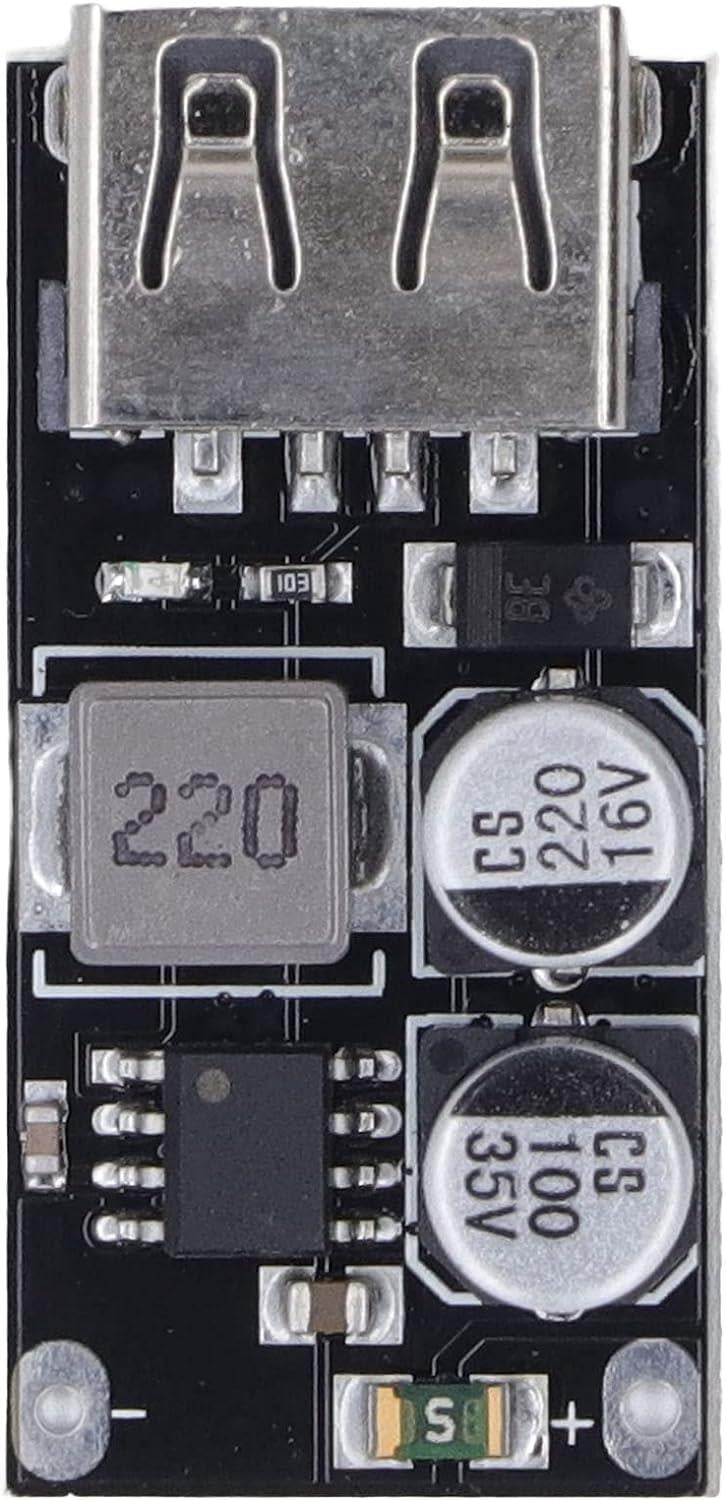 DC-DC Buck Voltaj Düşürücü - 8V30V - 24W USB Çıkış