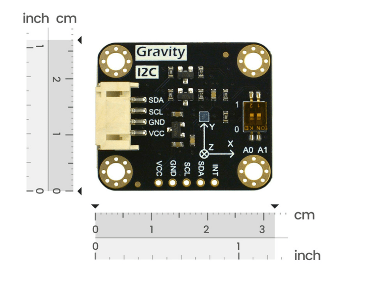 DFROBOT Gravity BMM150 Üç Eksen Manyetometre Sensörü