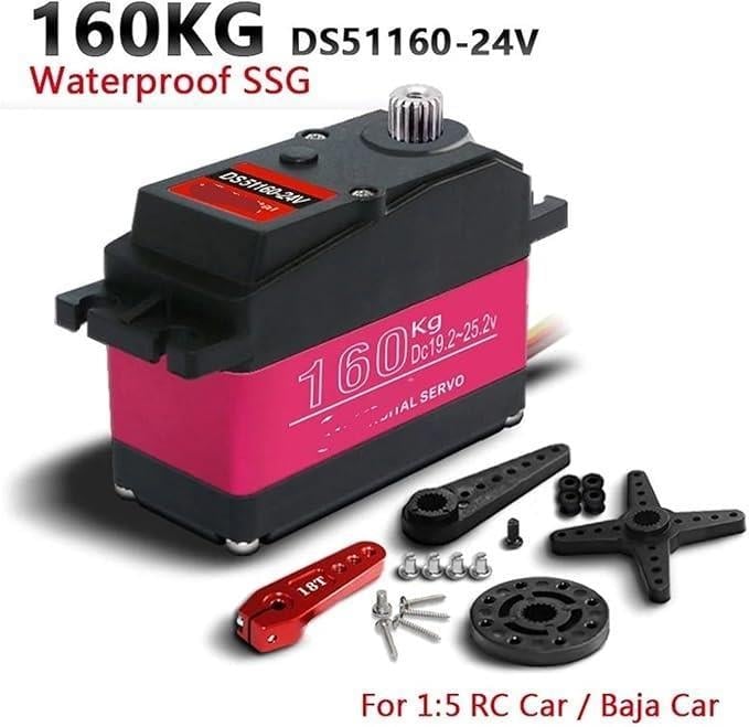 DSSERVO DS51160 24v 160kg Servo Motor - 180 Derece
