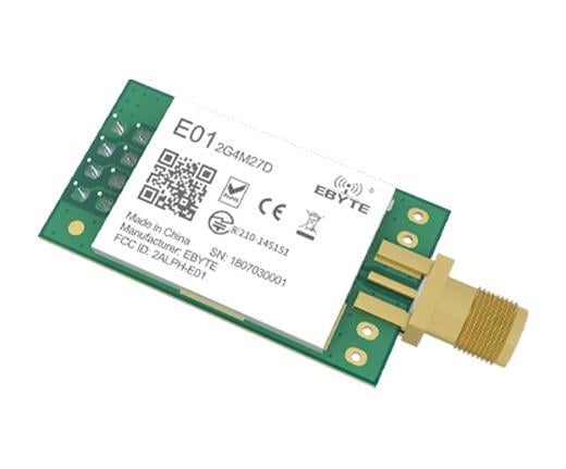 EBYTE E01-2G4M27D NRF24L01P 2.4 - 2.525 GHZ 5Km Menzilli Lora Modülü