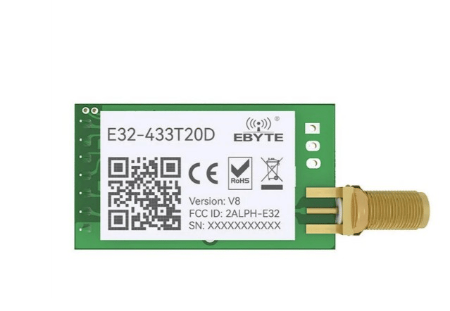 EBYTE  E32-433T20D LoRA UART RF Module 433MHz 20dB