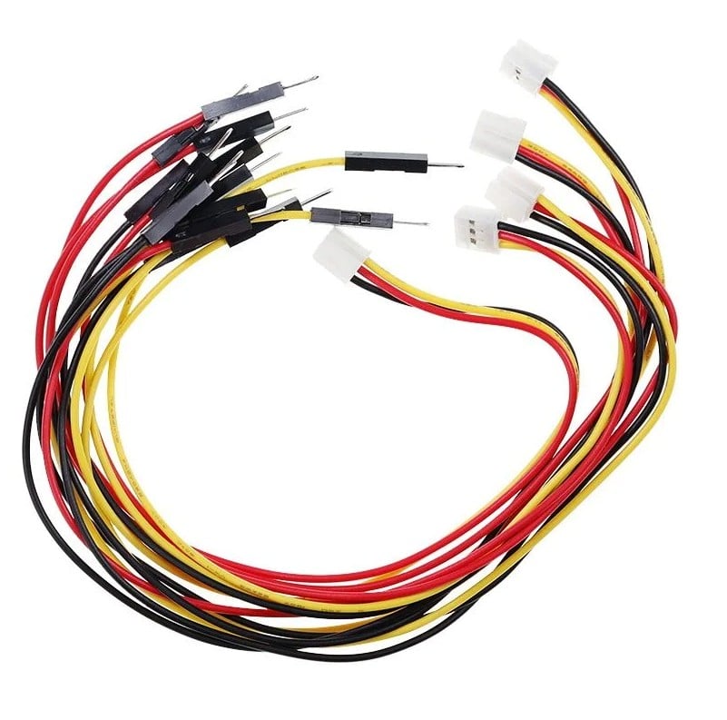 Elecrow 3 Pin Crowtail-Erkek Jumper Kablo - 5 Adet