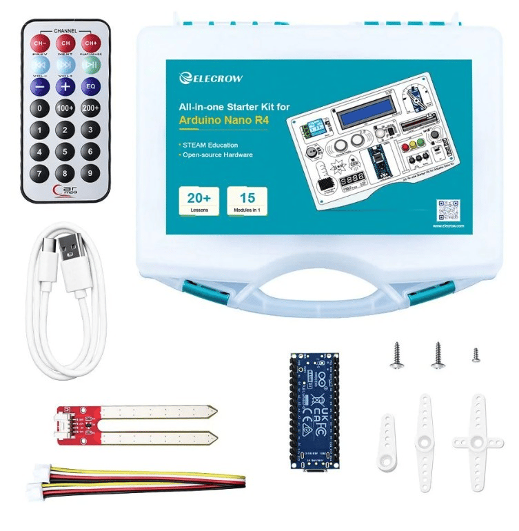 Elecrow Arduino NANO R4 Hepsi Bir Arada Başlangıç 
