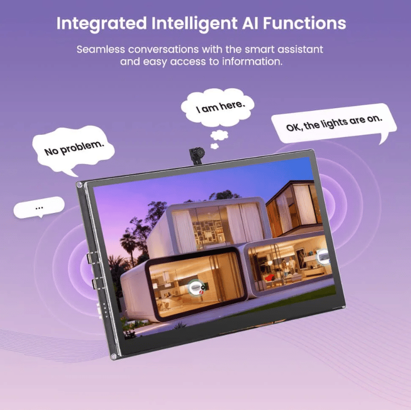 Elecrow CrowPanel Advanced 10.1 İnç ESP32-P4 HMI Dokunmatik IPS Ekran (1024x600)