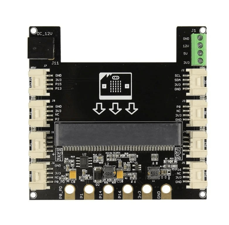 Elecrow Crowtail Microbit (V2.2/V1.2) Base Shield Genişletme Kartı
