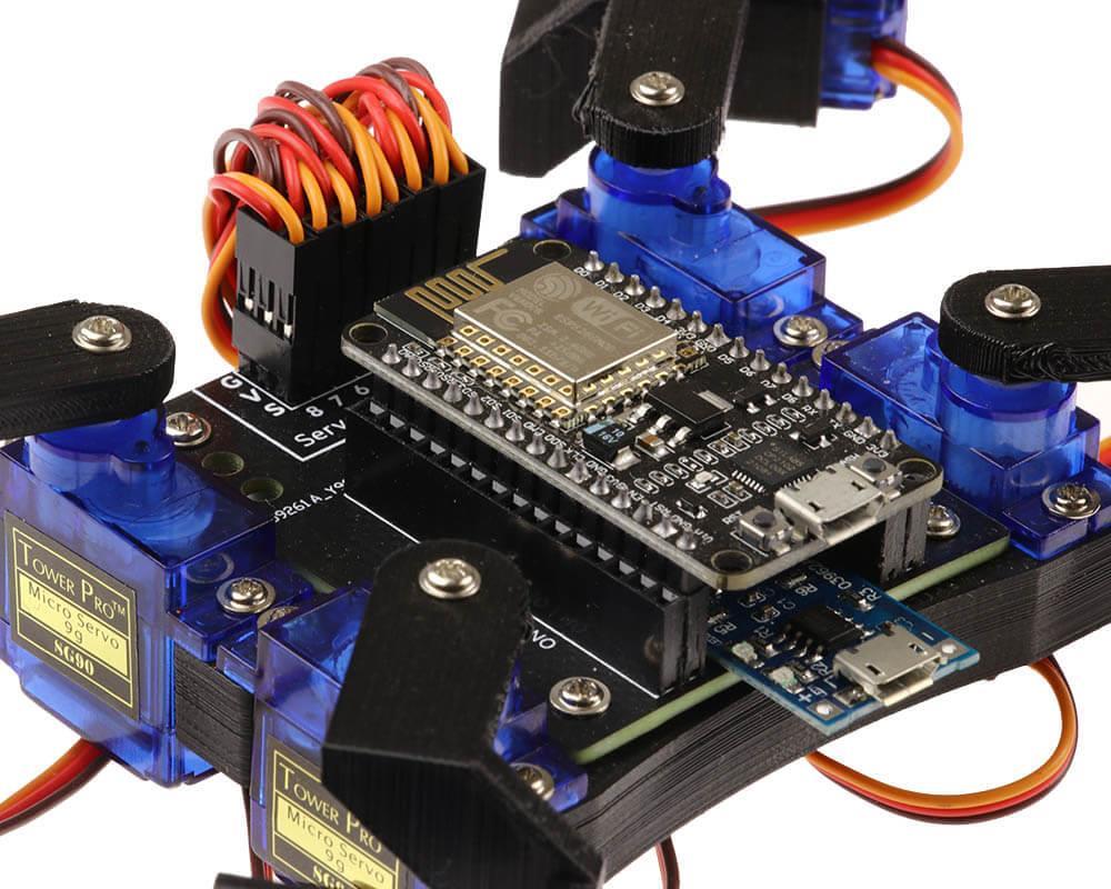 ESP32 Tabanlı Wifi Örümcek Robot (demonte)