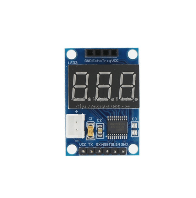 HC-SR04 Ultrasonik Modül Dijital Ekranı 