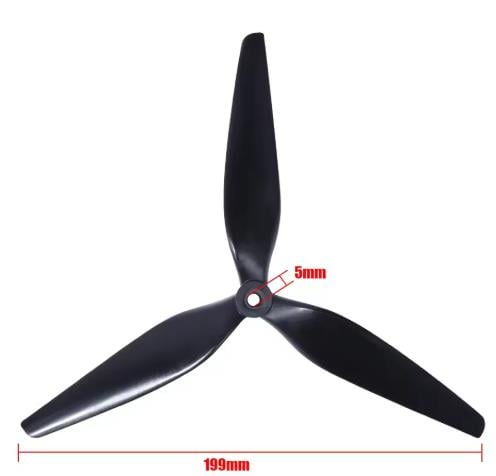 HQProp 9X5X3 9050 3-Blade PC Propelle CW + CCW
