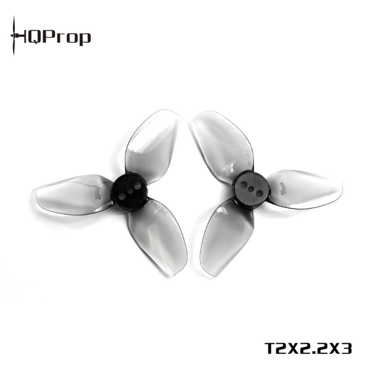 HQProp T2x2.2x3 Gri 2CW + CCW 3 Bıçaklı Drone Perv