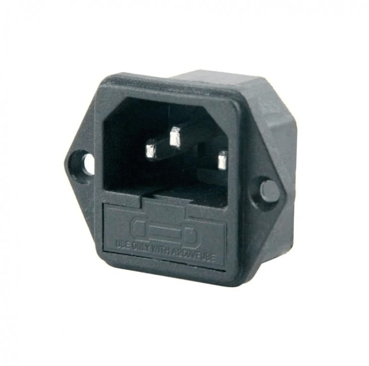 IC-213 Power Soket Erkek Fuseli Kulaklı